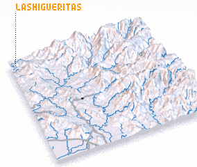 3d view of Las Higueritas