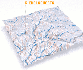 3d view of Pie de la Cuesta