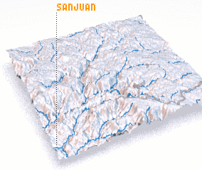 3d view of San Juan