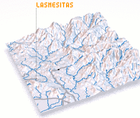 3d view of Las Mesitas