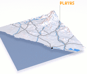 3d view of Playas
