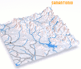 3d view of San Antonio