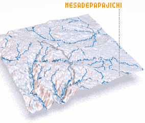 3d view of Mesa de Papajichi