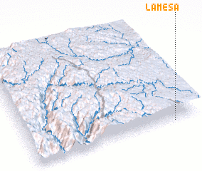 3d view of La Mesa