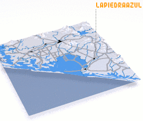 3d view of La Piedra Azul