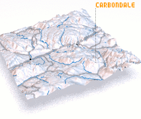 3d view of Carbondale