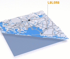 3d view of La Loma