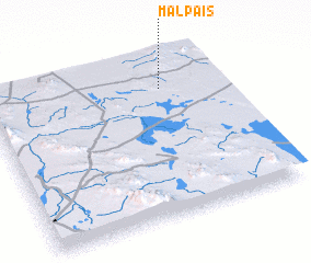 3d view of Malpais