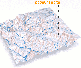 3d view of Arroyo Largo