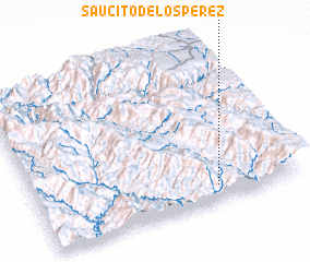 3d view of Saucito de los Pérez