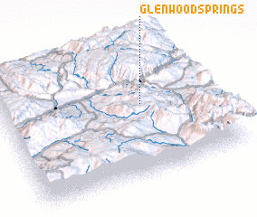 3d view of Glenwood Springs