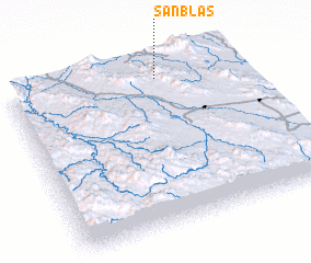 3d view of San Blas