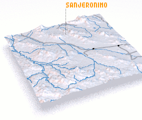 3d view of San Jerónimo