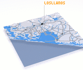 3d view of Los Llanos