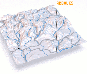 3d view of Arboles