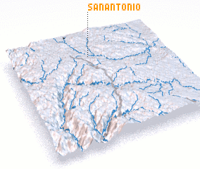 3d view of San Antonio