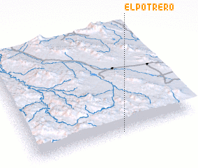 3d view of El Potrero