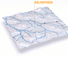 3d view of Del Refugio