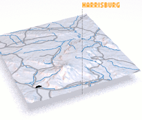 3d view of Harrisburg