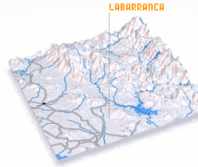 3d view of La Barranca