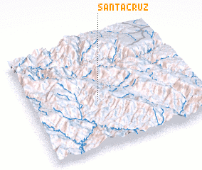 3d view of Santa Cruz