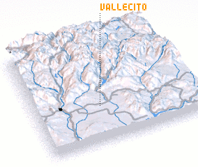 3d view of Vallecito