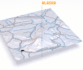 3d view of Alaska