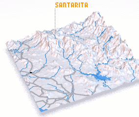 3d view of Santa Rita