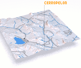 3d view of Cerro Pelón