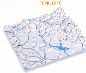 3d view of Tepalcate