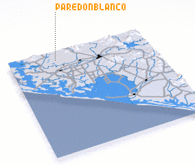 3d view of Paredón Blanco