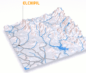 3d view of El Chipil
