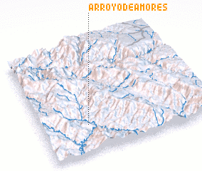 3d view of Arroyo de Amores