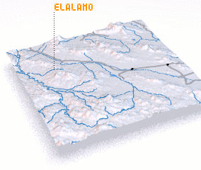 3d view of El Álamo