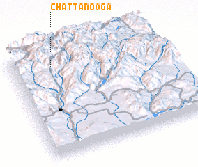 3d view of Chattanooga