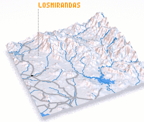 3d view of Los Mirandas