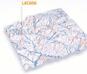 3d view of La Caña