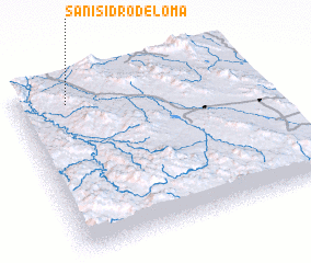 3d view of San Isidro de Loma