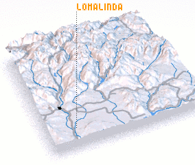 3d view of Loma Linda