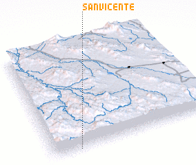 3d view of San Vicente