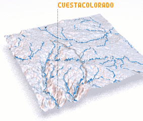 3d view of Cuesta Colorado