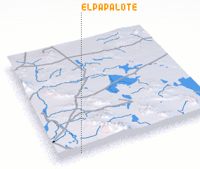 3d view of El Papalote