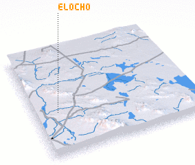 3d view of El Ocho