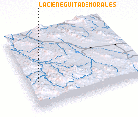 3d view of La Cieneguita de Morales