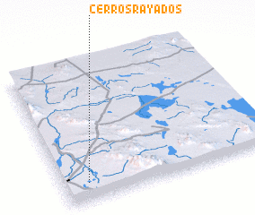 3d view of Cerros Rayados