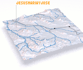 3d view of Jesús María y José