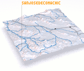 3d view of San José de Comáchic