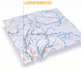 3d view of Los Potreritos