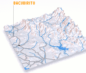 3d view of Bacubirito