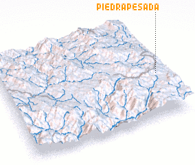 3d view of Piedra Pesada